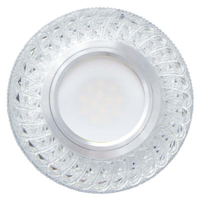 7057 MR16 прозорий із led підсвіткою SMD2835 15leds (4000K)